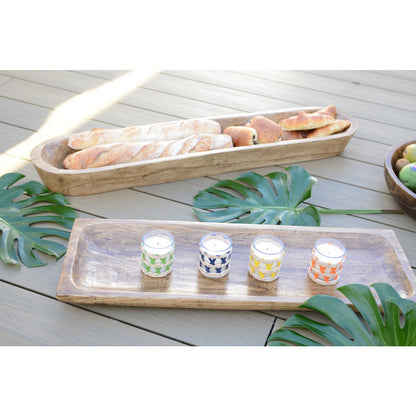 4 -colored sage sage candles - Lot of 4