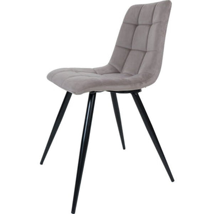 Dining room chair Galgary Taupe 08 – Vintage Velvet