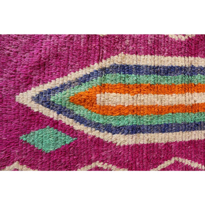 Pure wool Moroccan Berber hallway rug 77 x 603 cm