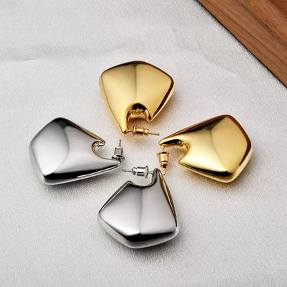 Sculptural Teardrop Statement Earrings