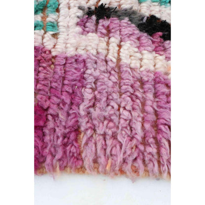 Handmade wool Berber rug 196 x 305 cm