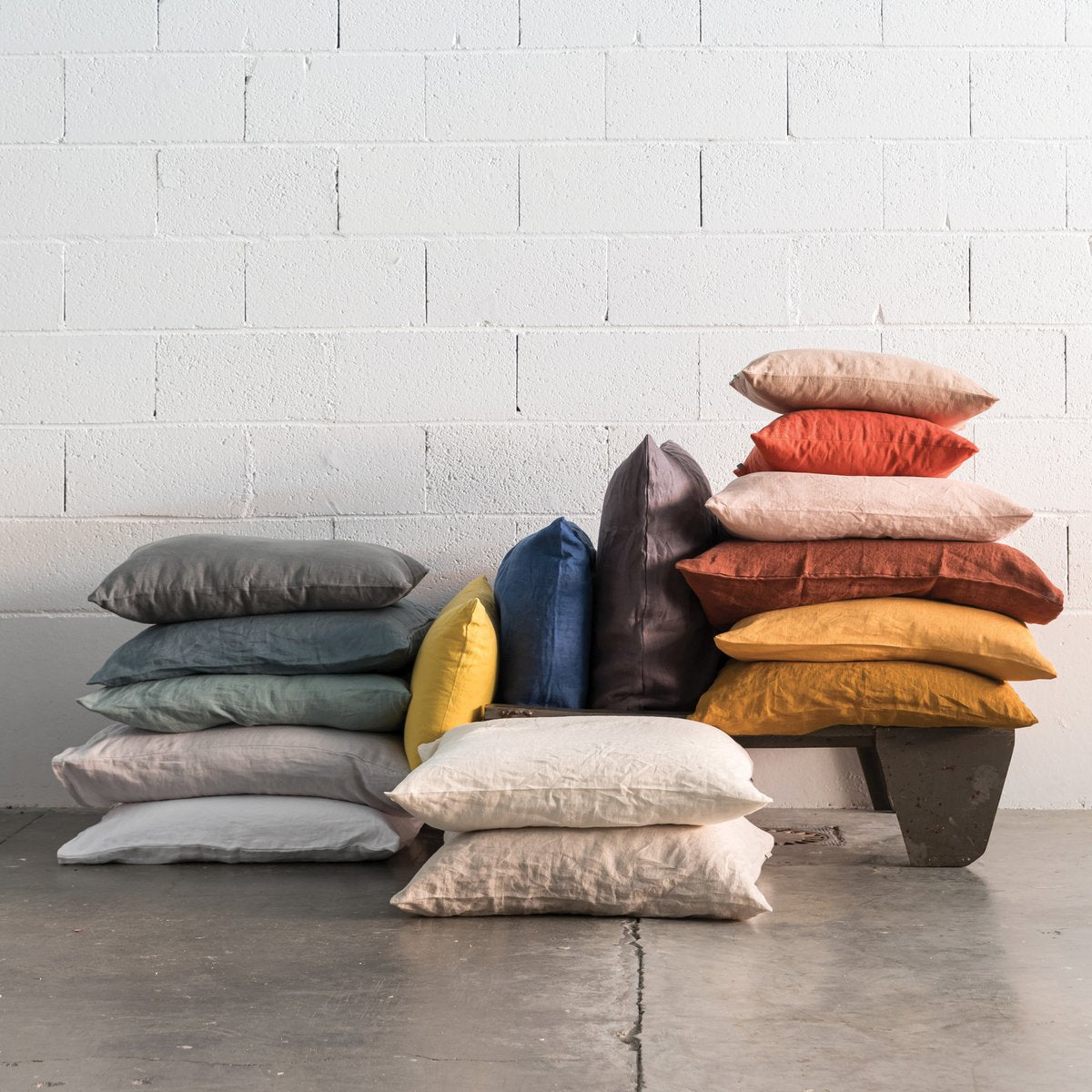 Stonewashed Zeff Bronze Pillowcase 65 x 65