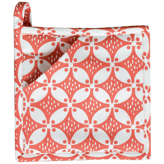 Potholder 2 in 1 Fatou recycled Red 20 x 20