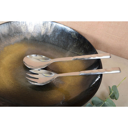 Silver salad covers 28.5cm