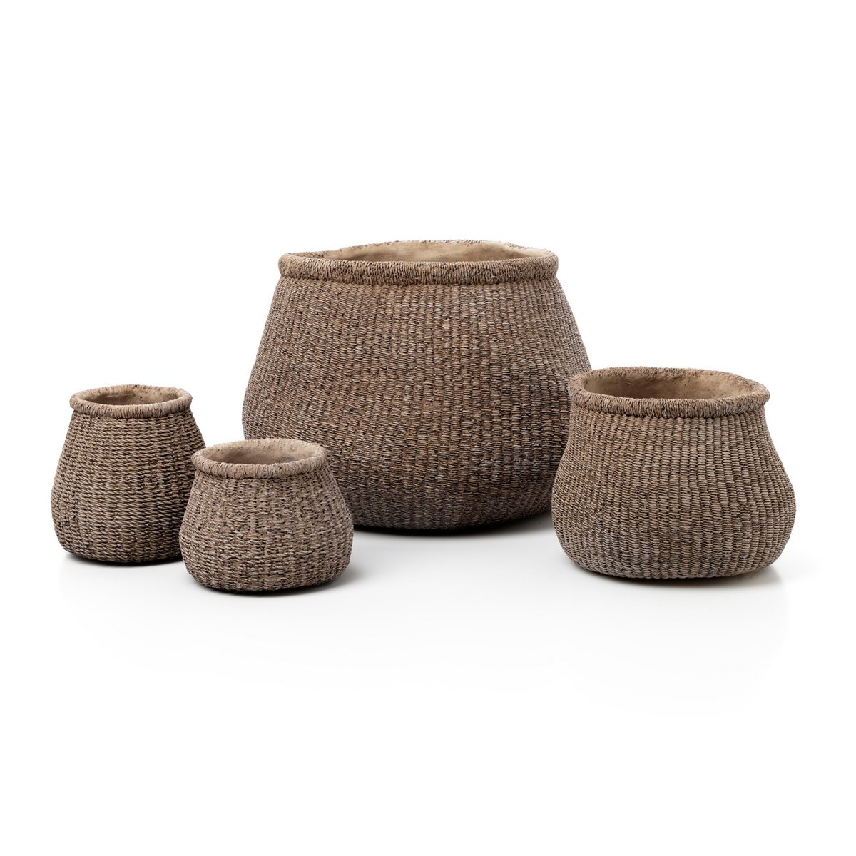 The Faux-Puff Planter - Brown - L