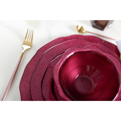 Fushia dessert plate