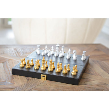 Backgammon/Game game game in a black imitation leather case