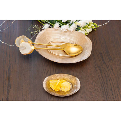 Irily beige oval cup 19x25x5cm