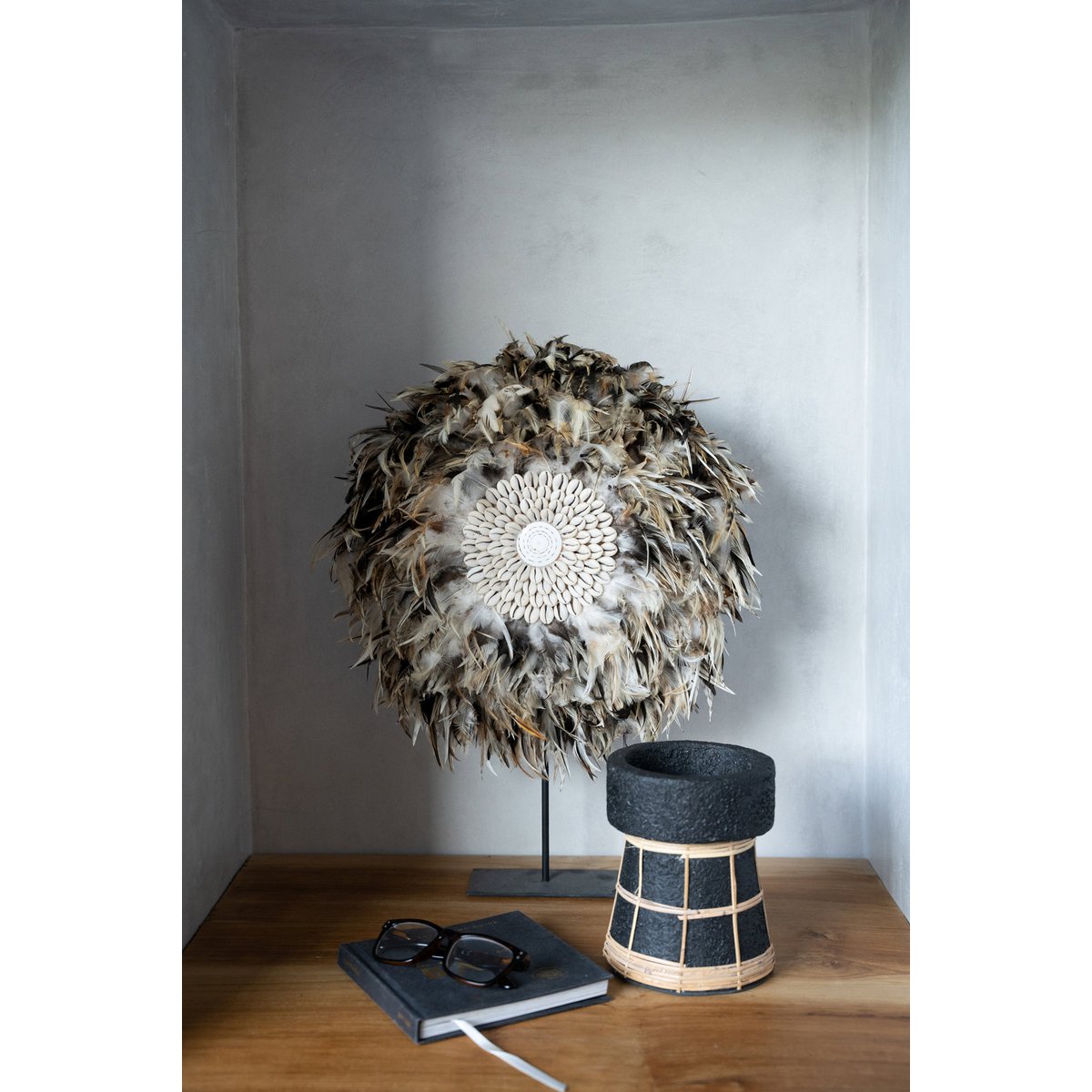 The Serene Candle Holder - Black Natural - M