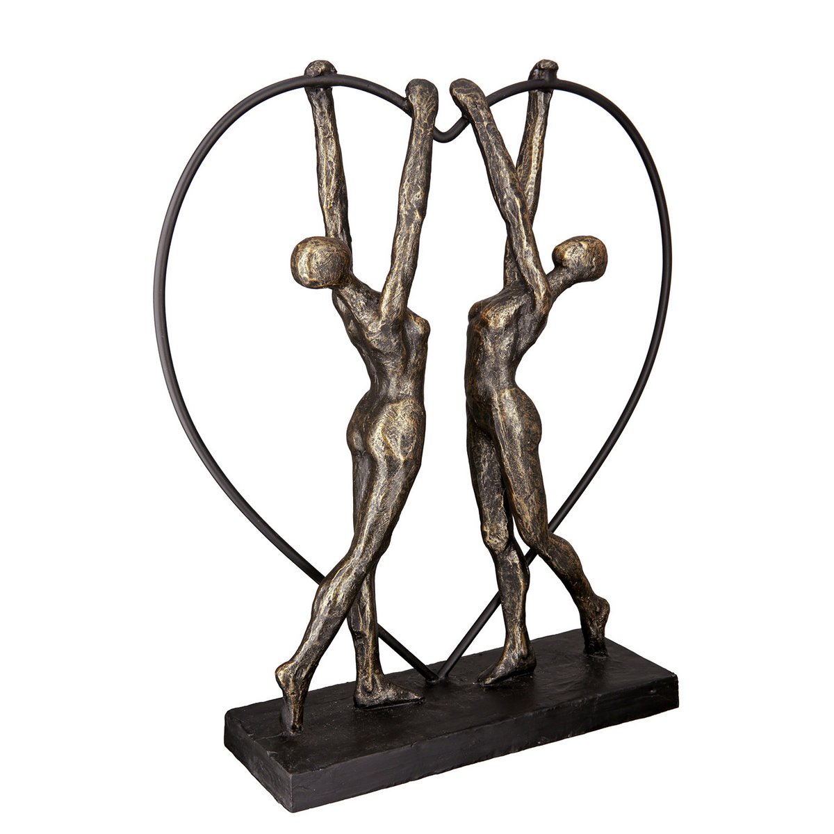 Poly sculpture "two women"