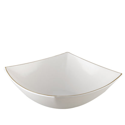 GOLDEN EDGE RECTANGULAR SALAD BOWL