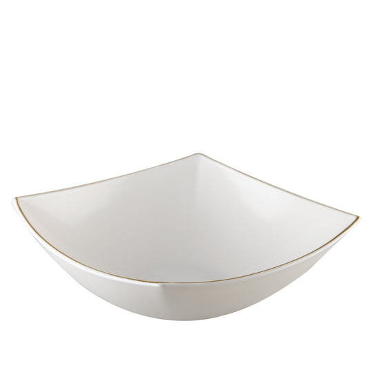 GOLDEN EDGE RECTANGULAR SALAD BOWL