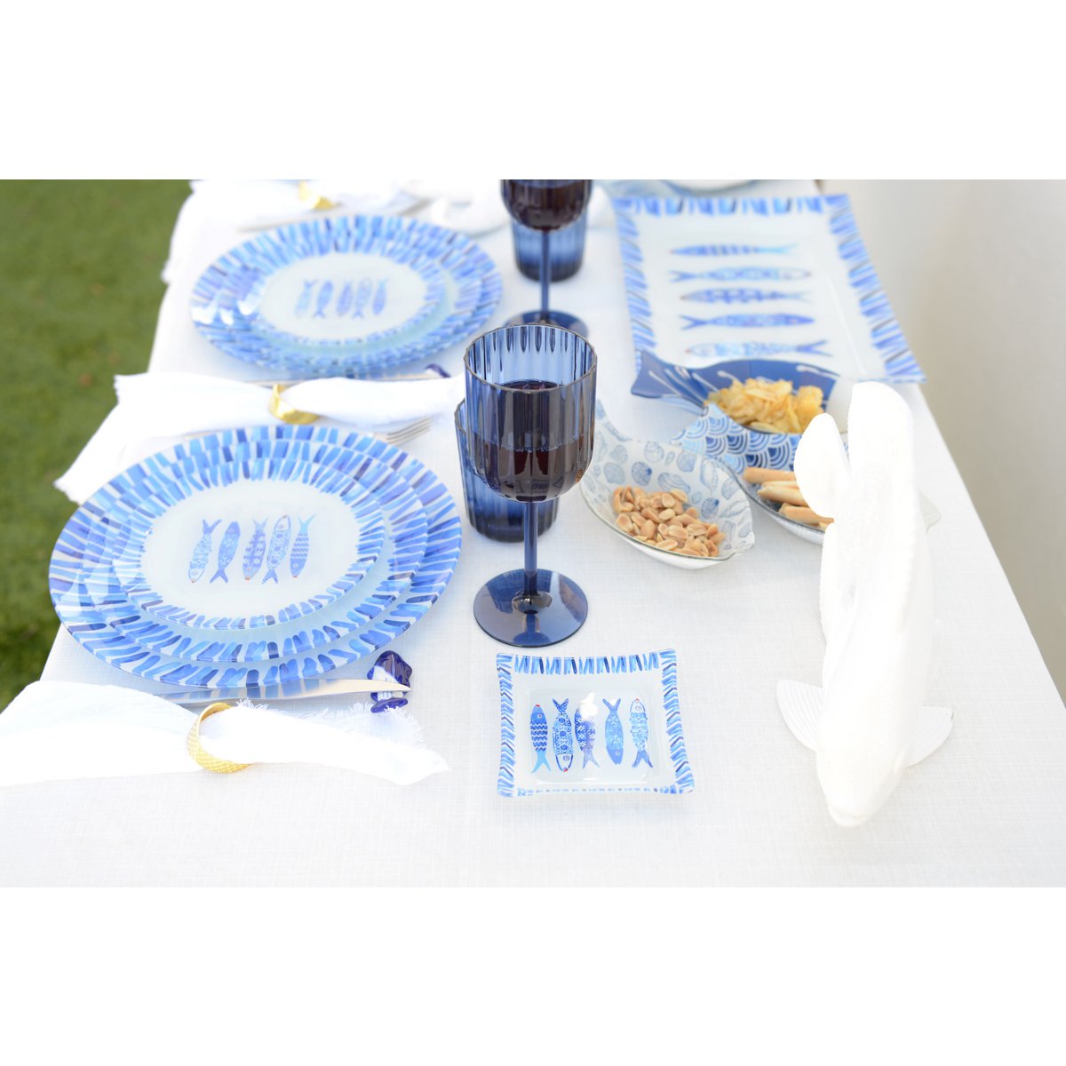 Creuse Creuse Poisson 11.5x11.5x1.8cm - Lot of 6