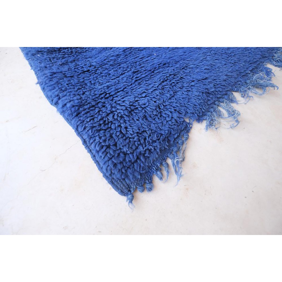 Pure wool Moroccan Berber rug 200 x 463 cm