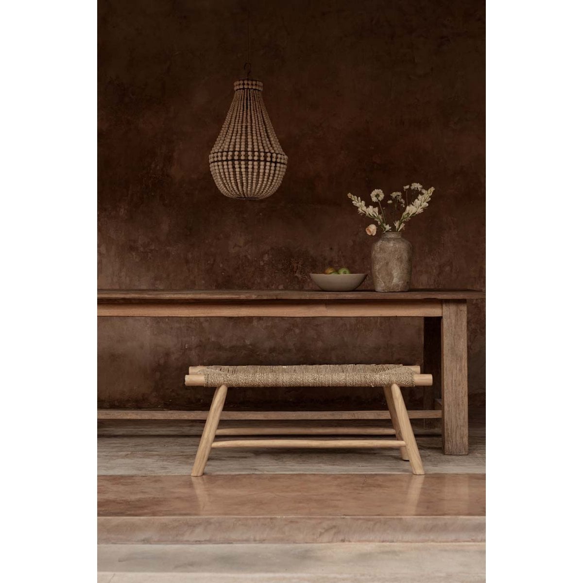 The Teardrop Chandelier - Natural - M