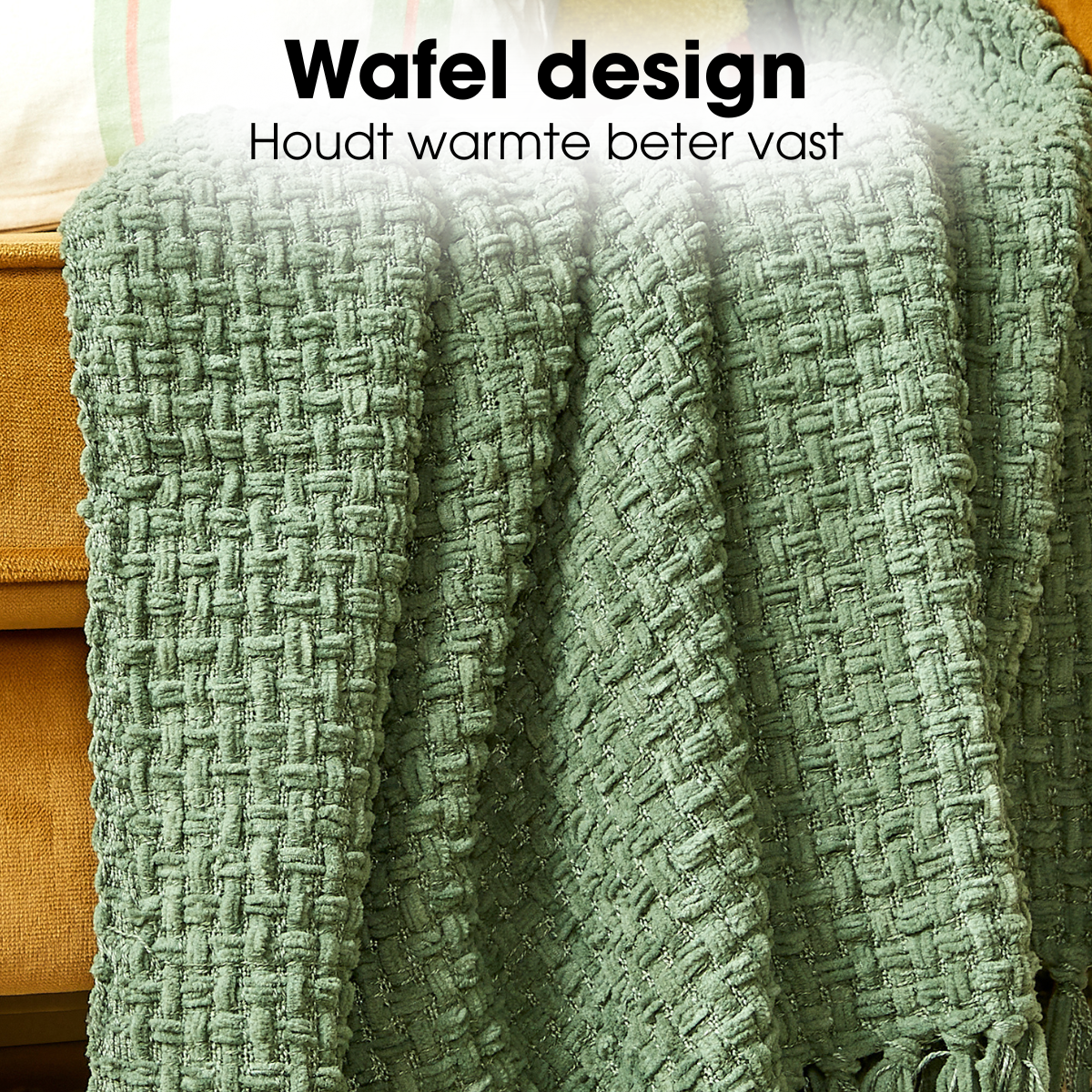 Plaid Cosenza Donkergroen