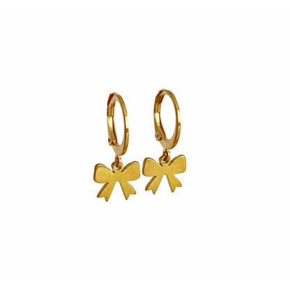 Earrings Bow - Gold