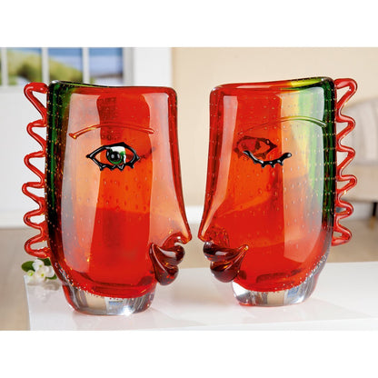 Glasart design vase “Visuale”