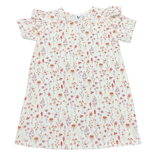 Dress ruffle spring flower