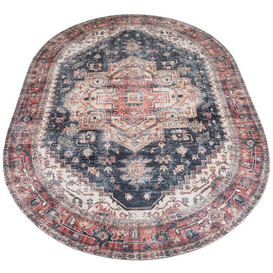 Rug Nora Red – Oval 160 x 230 cm