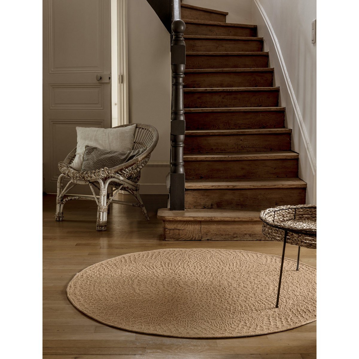 Tapis deco rond CROCHET