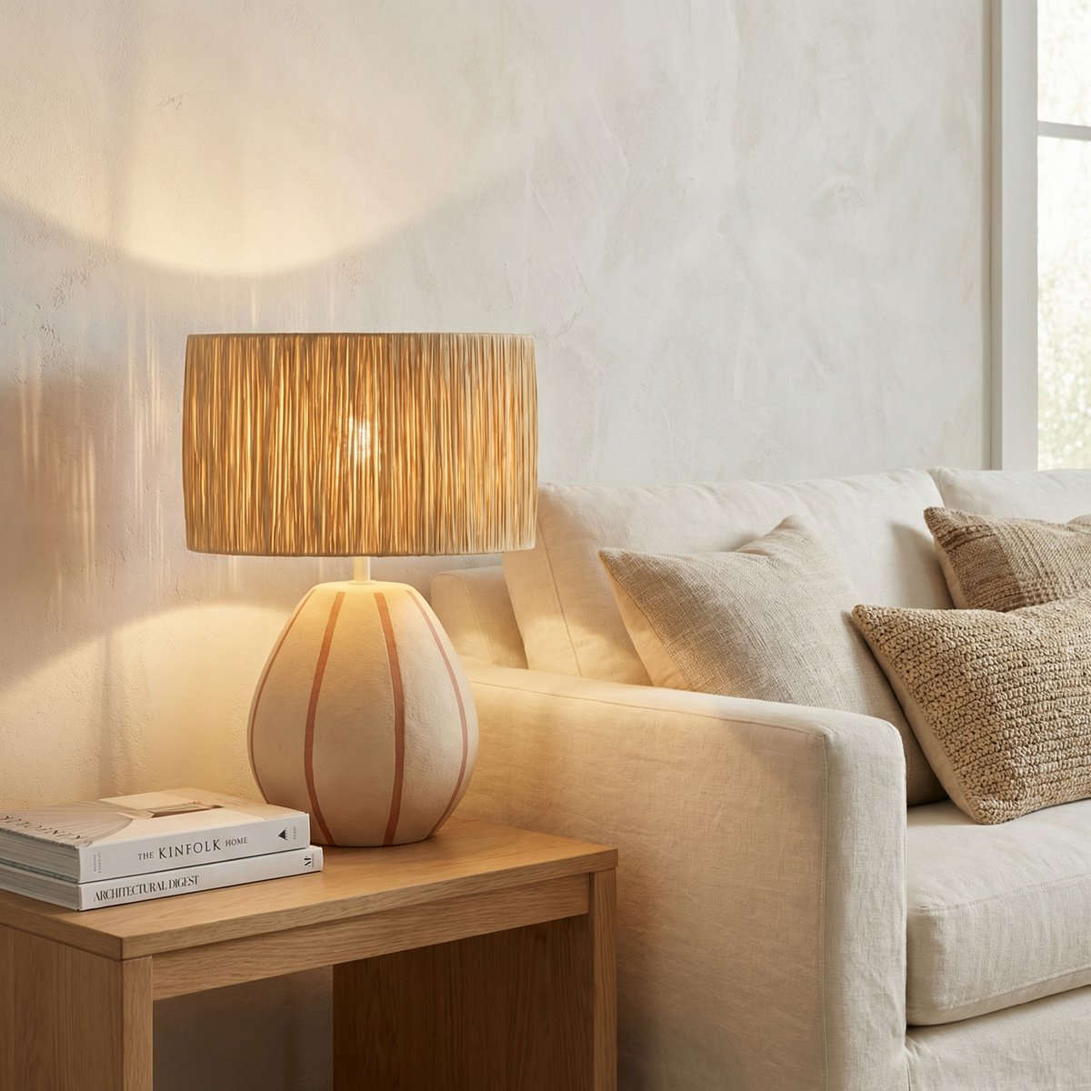 Denton Beige table lamp