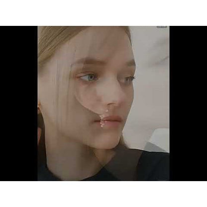 Flower Sky Two Piece Statement Earrings