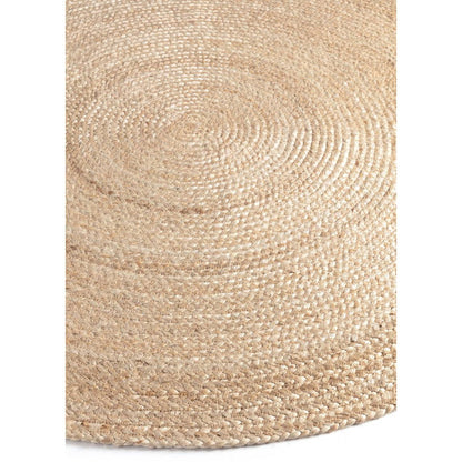 Natural jute round rug NATURA