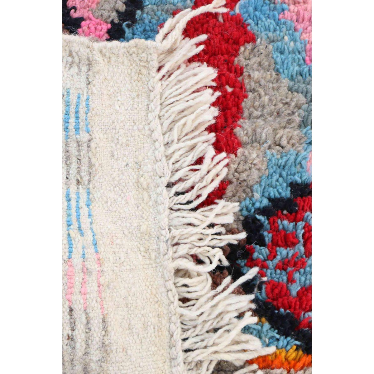 Pure wool Moroccan Berber rug 162 x 272 cm