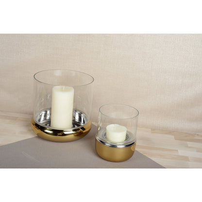 Dore double wall candle 16x16x26cm