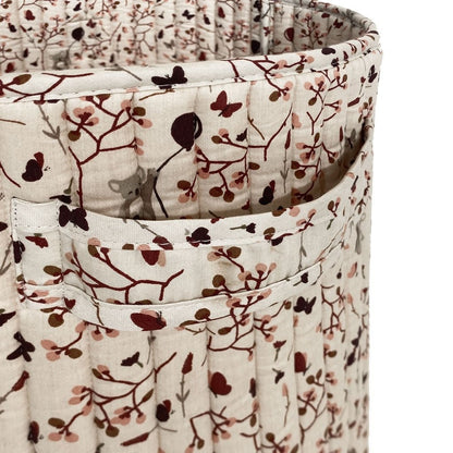 Hunter quilted storage bag - medium-Koala Flower