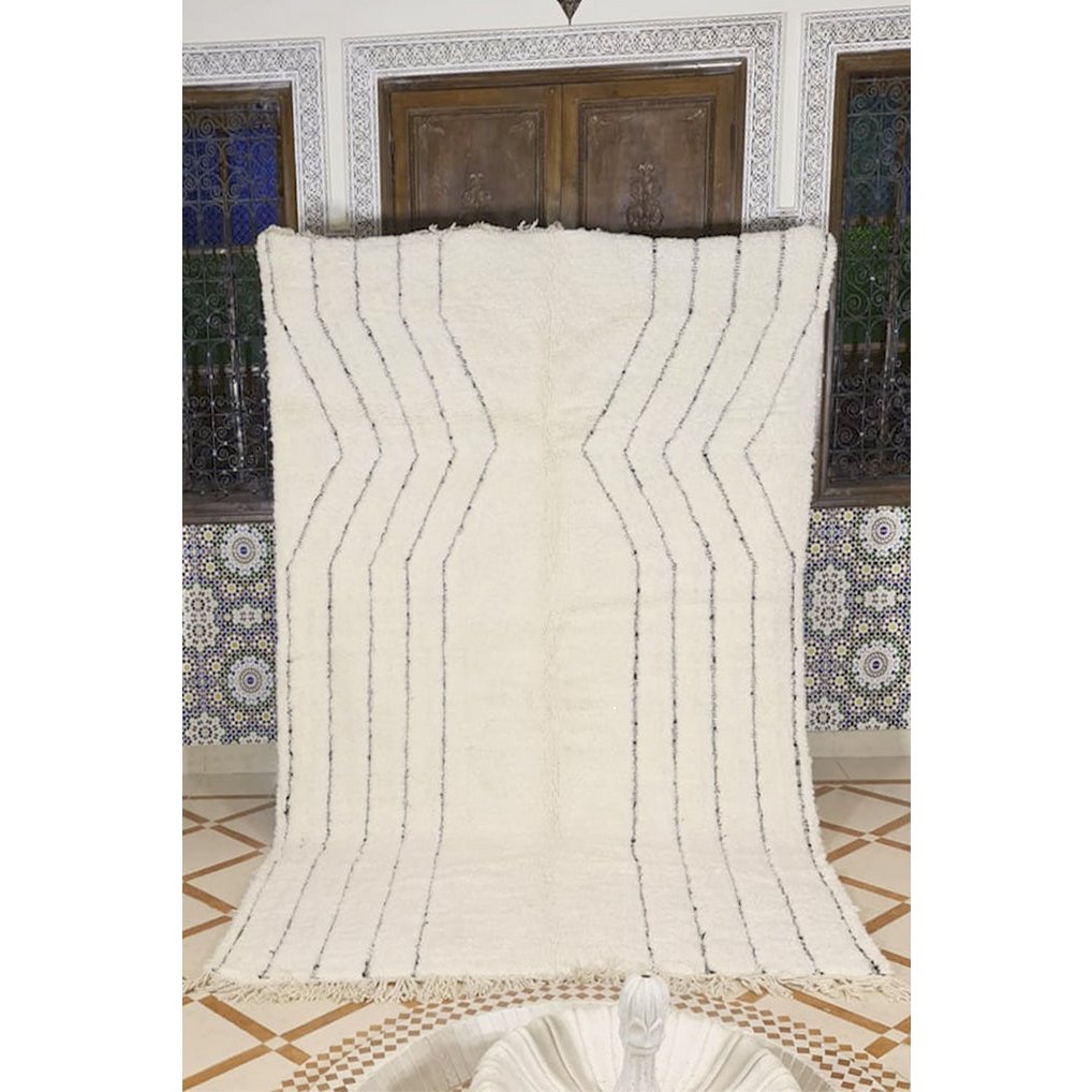 Authentic Berber rug in Khémisset wool 200 x 300 cm