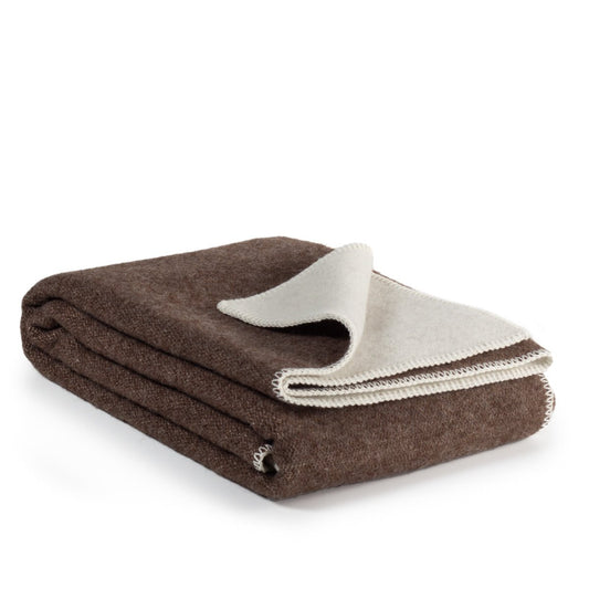 Woolen bed blanket CHOCOLATE CHIP