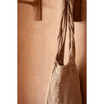 The Tote-ally Linen Shopper - Natural