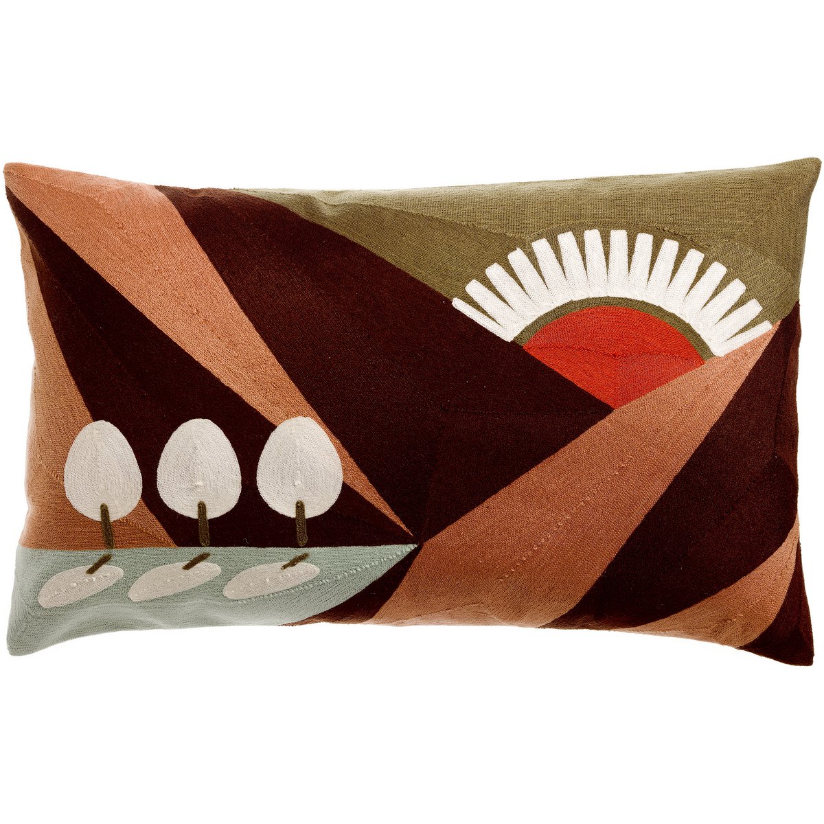 Eol Mineral embroidered cushion 40 x 65