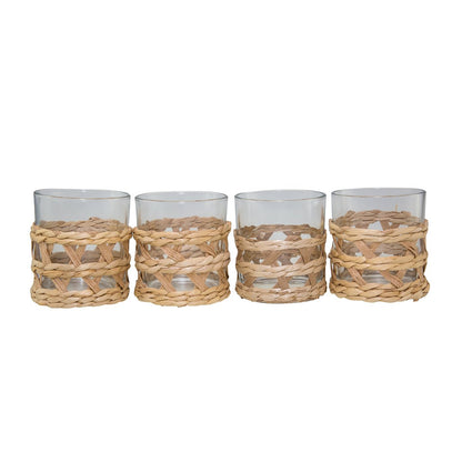 Wicker glasses - 4,250ml set