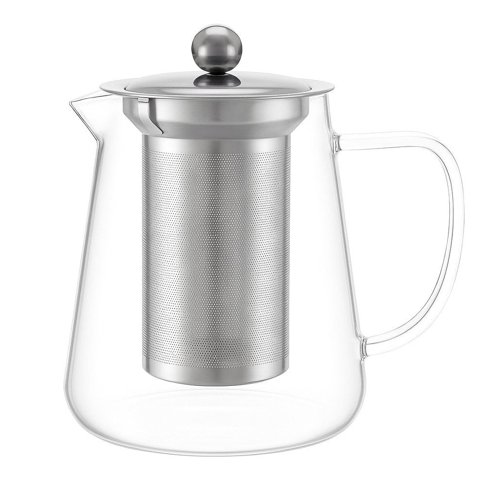 750ml stainless steel filter teapot