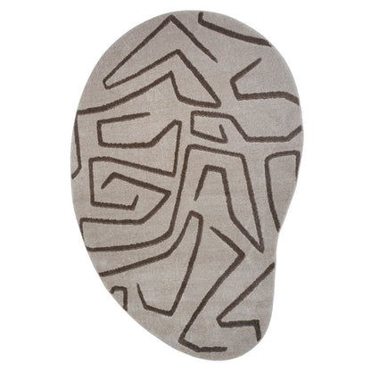 Rug Labyrinth Beige - Organic 160 x 230 cm