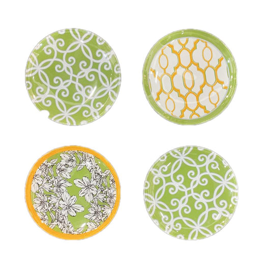 Green and orange cups - Lot of 4