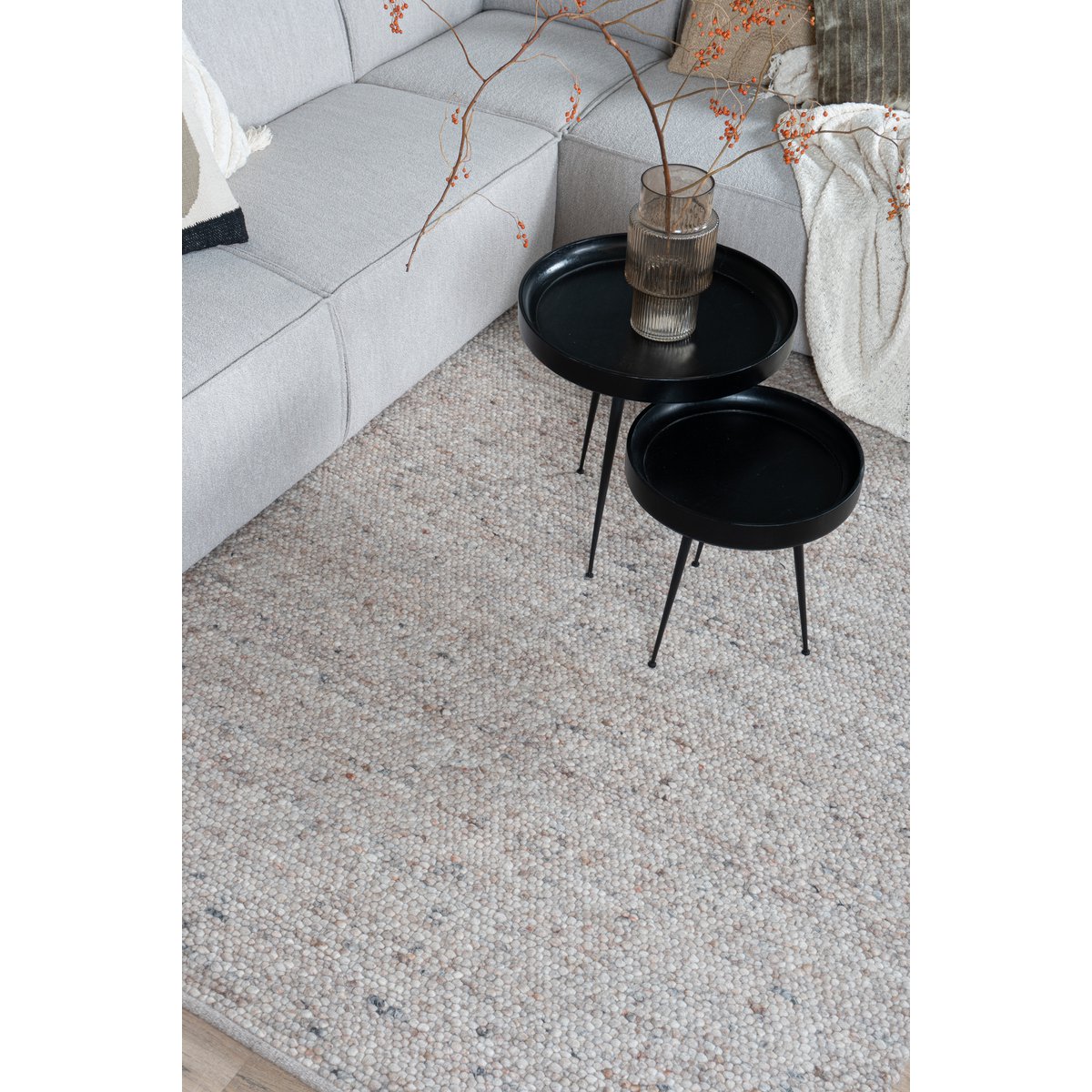 Rug Stone Dark Beige 417 – 160 x 230 cm