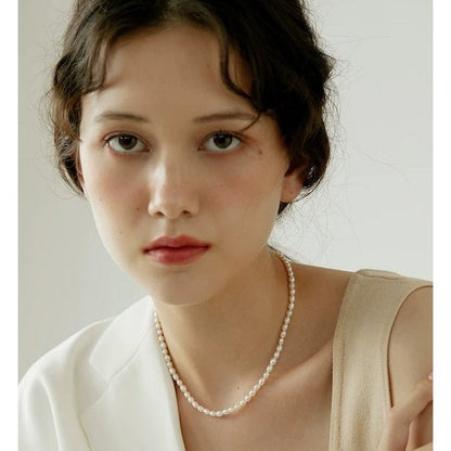 Timeless Pearl Beads Necklace with OT buckle