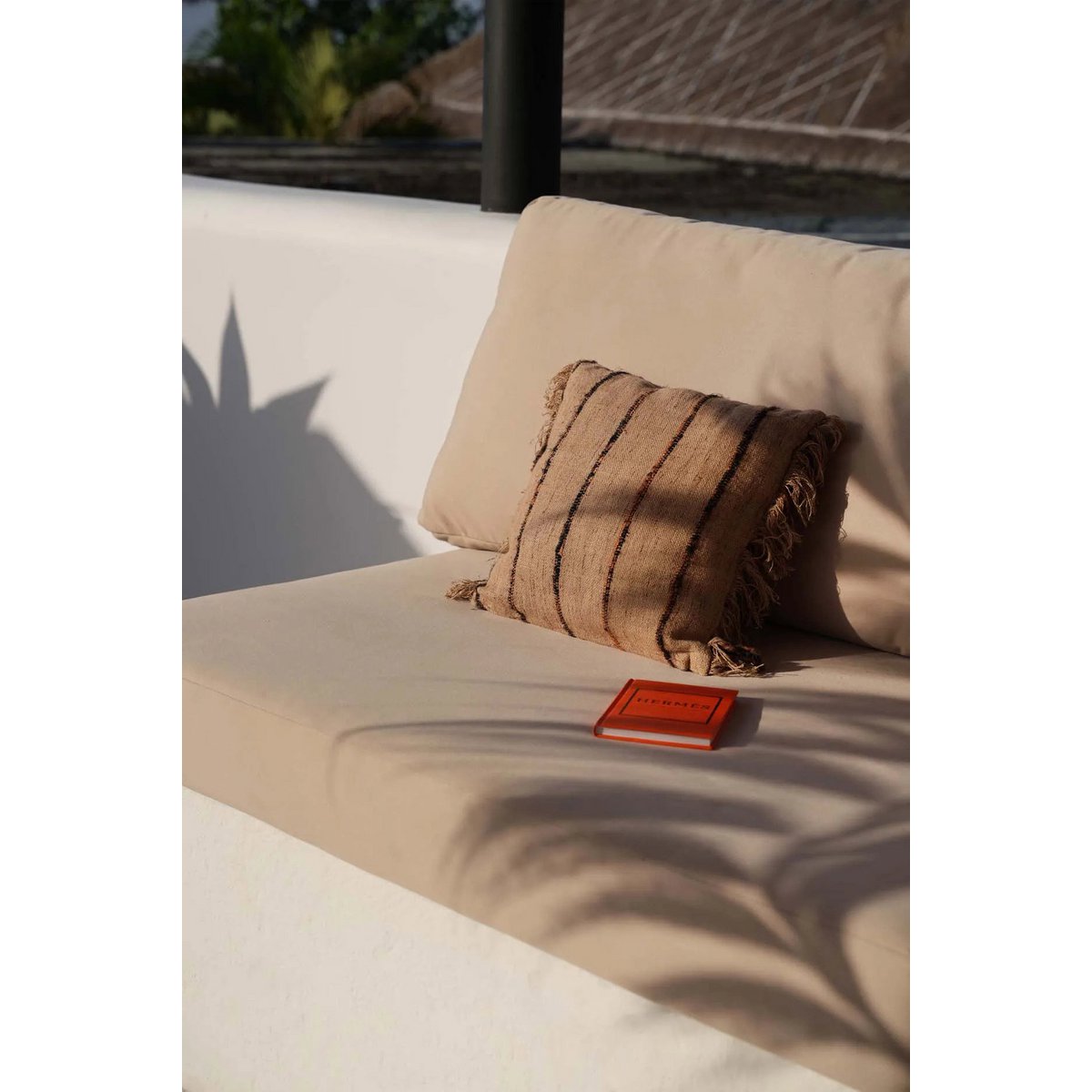 The Oh My Gee Cushion Cover - Beige Black - 40x40