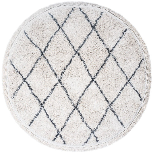 Rug Souk Cream Round ø200 cm