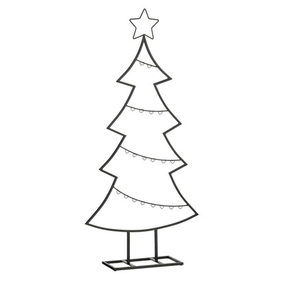 Decorative Christmas tree Black