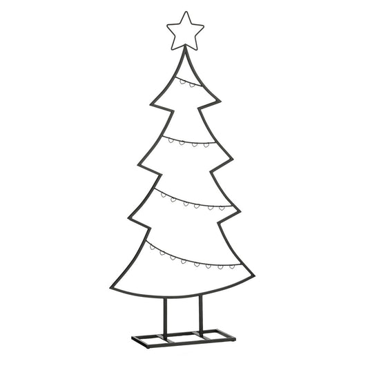 Decorative Christmas tree Black