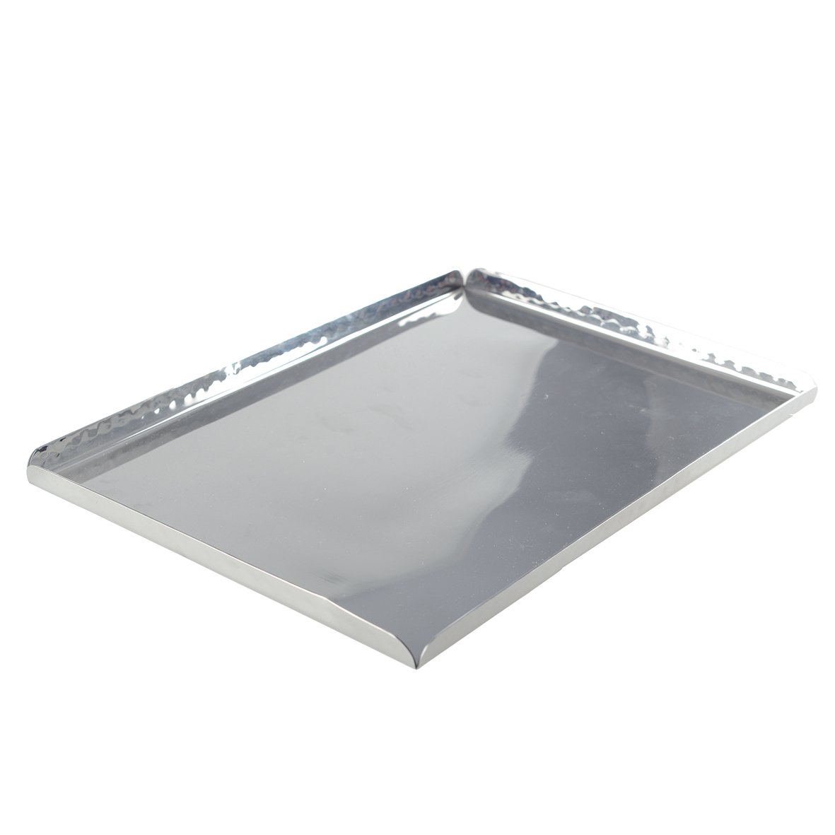 Rectangular tray Martele Mirror Effect 30.5x21x1.25cm