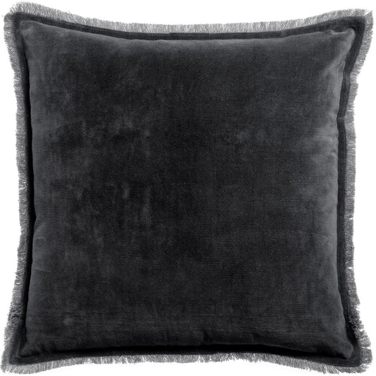 Plain cushion Fara Caviar 45 x 45