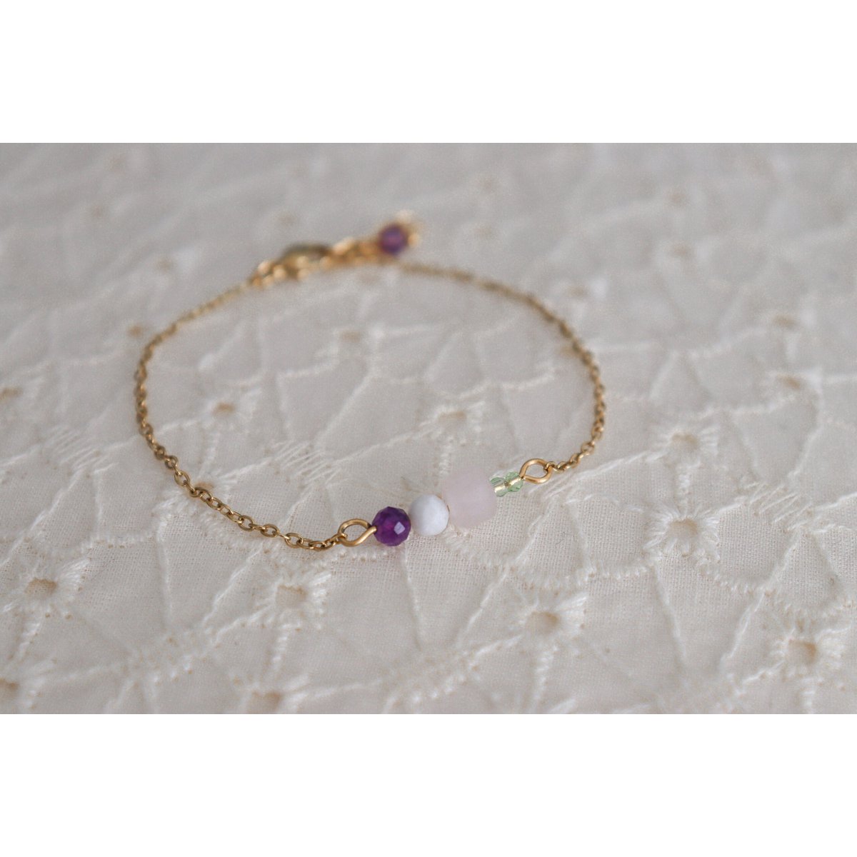 Harmony Gemstone Bracelet - Gold