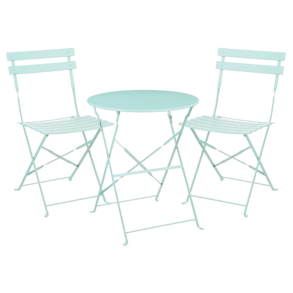 Garden bistro set Laurence Light green