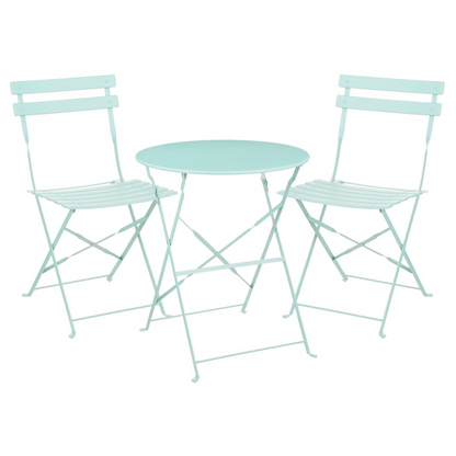 Garden bistro set Laurence Light green